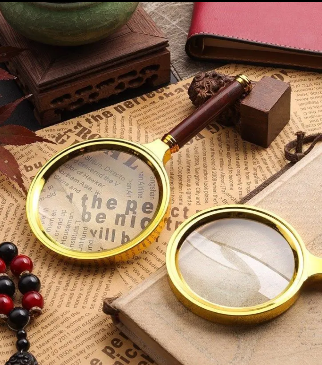 德國進口黃金護眼放大鏡高清老年人看書看報看手機必備